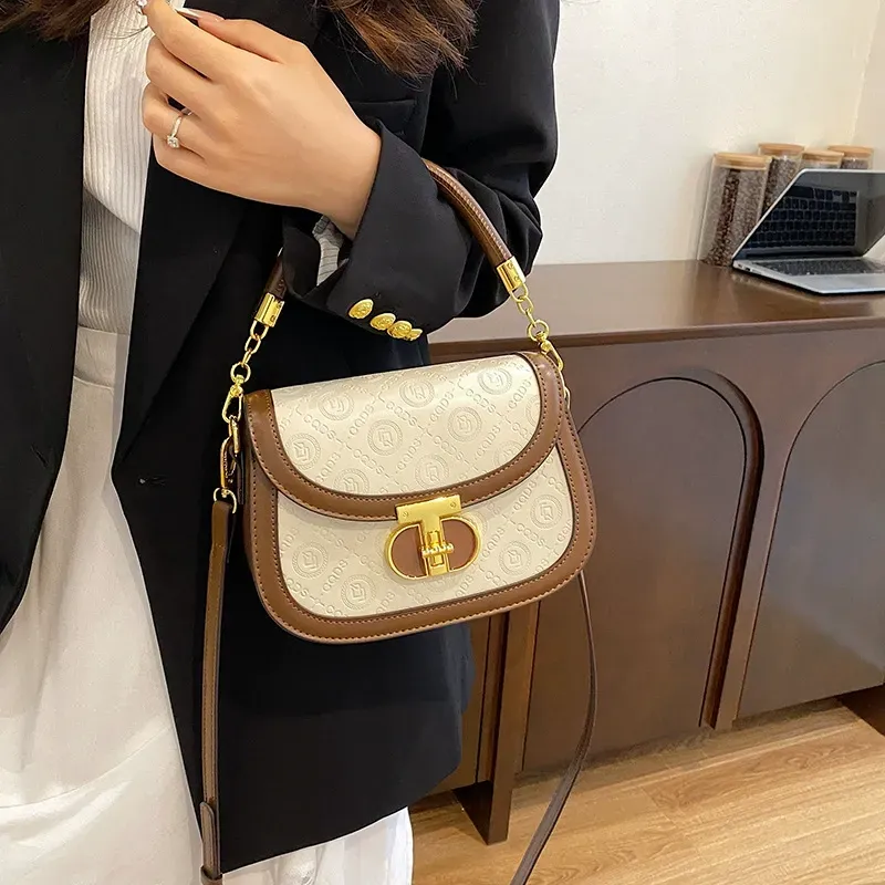 Luxury Leather Crossbody Bag for Women Professional Shoulder Bag with Detachable Strap Fashion Tote