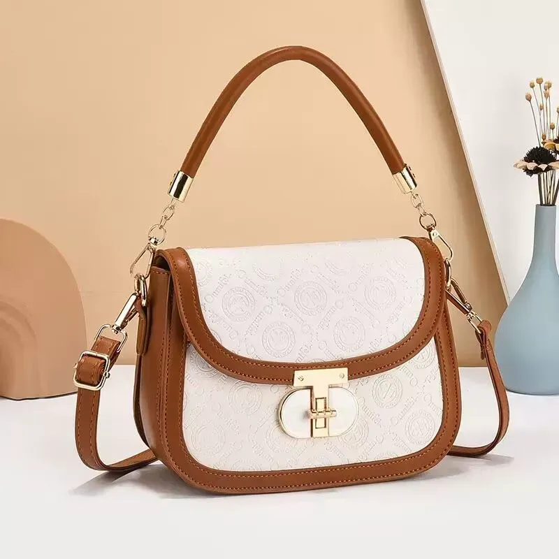 Luxury Leather Crossbody Bag for Women Professional Shoulder Bag with Detachable Strap Fashion Tote