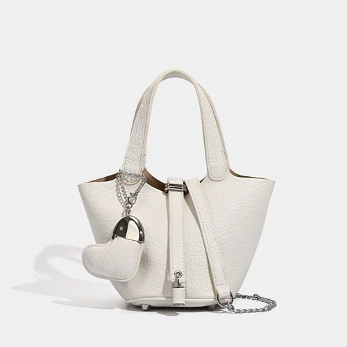 2025 Wrinkled Bucket Bag Women Lightweight Soft Leather Tote Pleated Crossbody Purse for Travel Office Work Summer Daily Boho