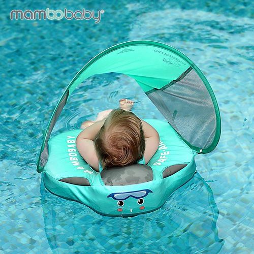 Baby Floating Water Toys Inflatable Swimming Seat Circle Swimming Pool Beach Swim Ring Water Seat With Sunshade Summer Party Toy