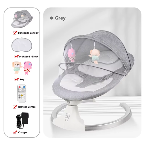 Hot Selling High Quality Electric Baby Rocking Chair Newborn Sleep Cradle Bed Baby Sleeping and Swing Chair
