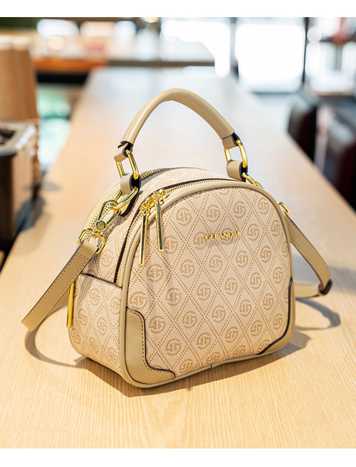 Light luxury women's bag new fashion small round bag versatile shoulder crossbody apple bag women