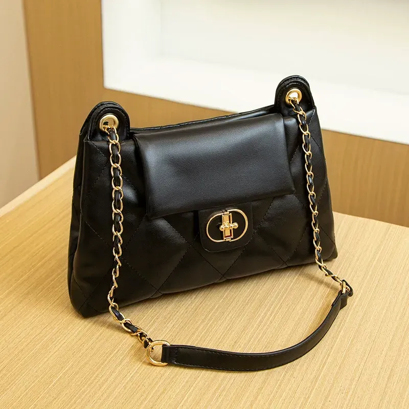 Women's single-shoulder chain bag, fashionable and versatile crossbody bag, high-value handbag