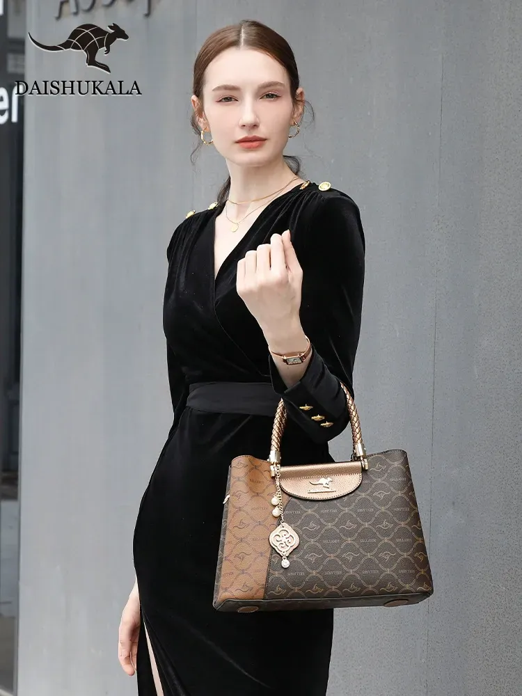 Fashion handbag retro print shoulder crossbody bag mom bag large capacity women's bag