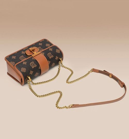 Light luxury underarm bag women's printed small square bag high-end crossbody bag