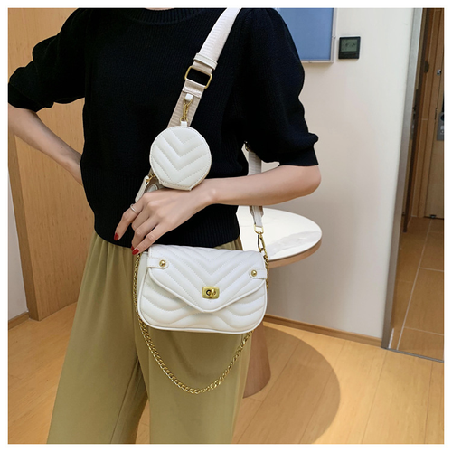 3-in-1 shoulder bag, women's satchel, niche design, chain bag