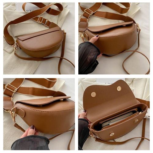 Vintage Dumpling Bag Women Woven Crescent Armpit Shoulder Saddle Bags Pu Leather Handbags Clutch Underarm Purses for Ladies