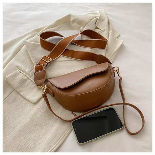 Vintage Dumpling Bag Women Woven Crescent Armpit Shoulder Saddle Bags Pu Leather Handbags Clutch Underarm Purses for Ladies