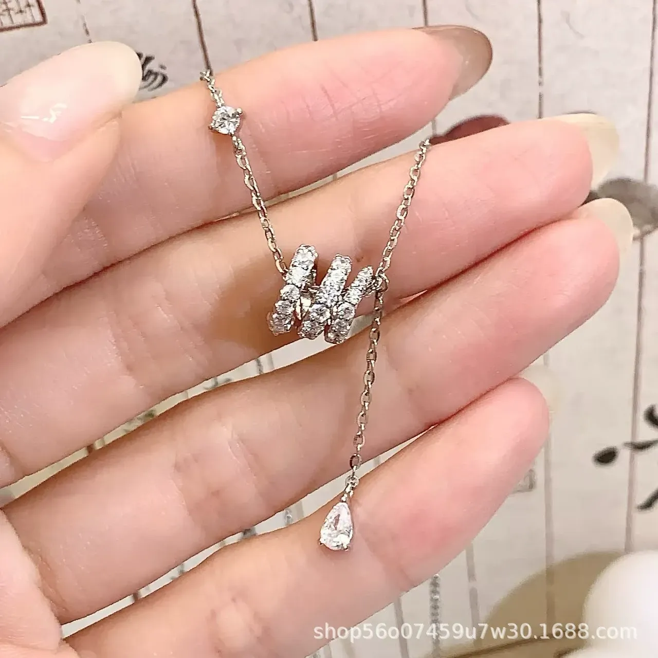 Titanium steel non-fading snake waist necklace