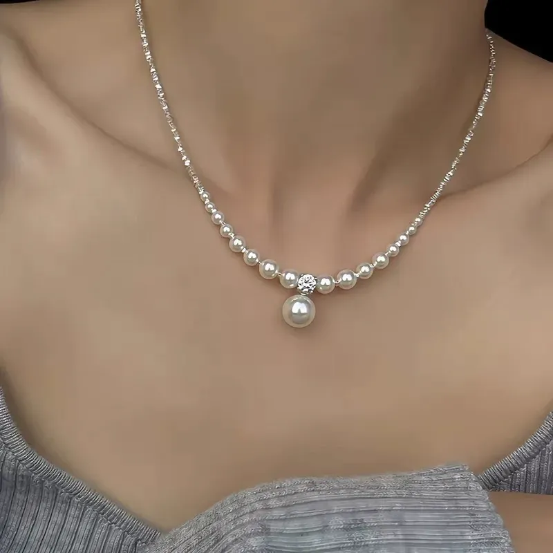 Luxury Pearl Necklace Popular Clavicle Necklace