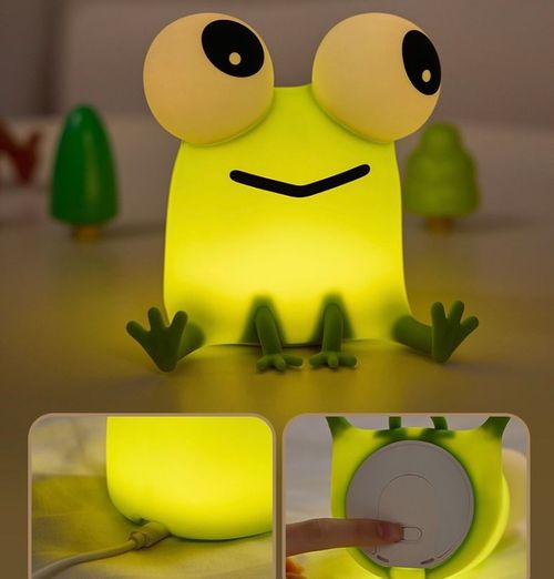 Best Quality Warm White Mini Silicone Animal LED Night Light Touch Control Sleep Gift with USB Power Supply for Baby Room