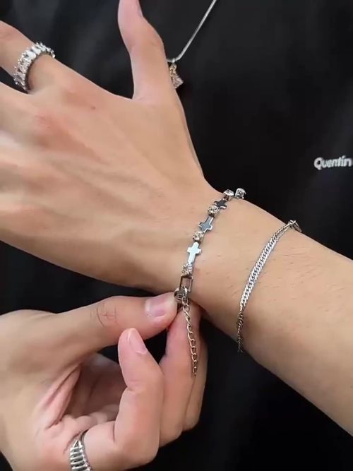 2025 New Cross Splicing Zircon Bracelet
