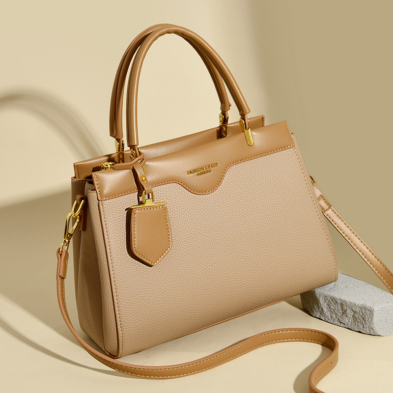 High-end fashion genuine leather women's bag, large-capacity crossbody bag, shoulder handbag