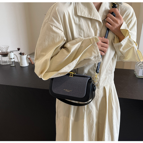 Fashionable and high-end small square bag Light luxury retro box bag