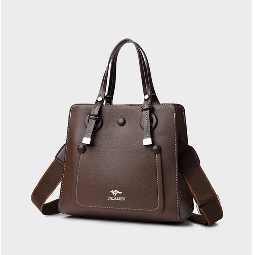 Simple large-capacity tote bag, high-end trendy shoulder bag handbag