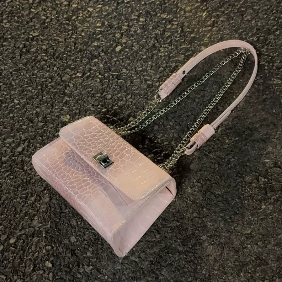 2025 new style bag chain small square bag fashionable crossbody bag