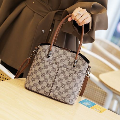 Light luxury bucket bag 2025 new retro handbag