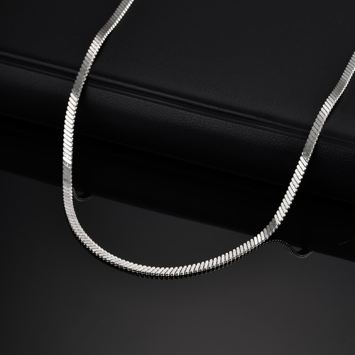 Men's trendy simple fashion necklace stainless steel double layer necklace