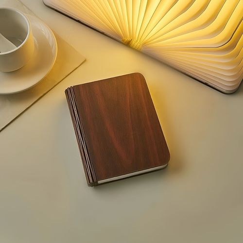 Book Light Novelty Folding Book Lamp 3 Colors Folding Night Light Portable Desk Light