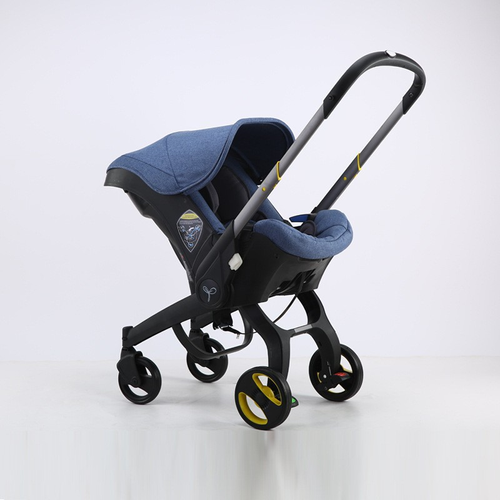 Fashion Baby Kindergarten 3 in 1 Compact Foldable Portable Luxury Stroller for Newborns and Children Aluminum Alloy Frame