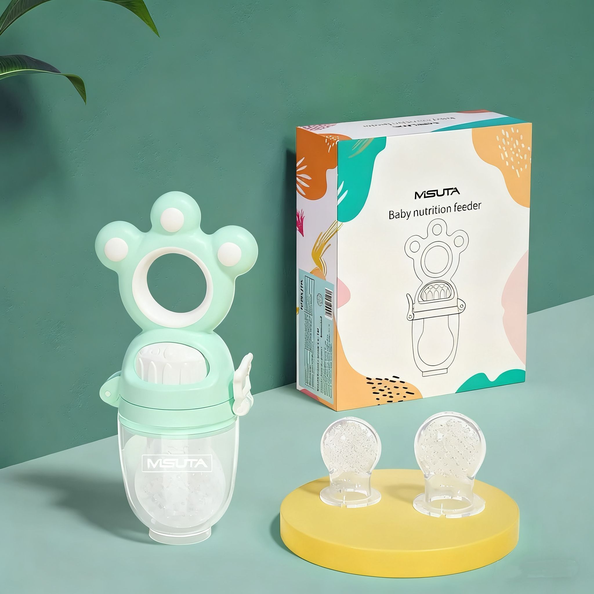 Baby Food Feeder Best Selling Safe Silicone Fresh Vegetable Fruit Feeder Pacifier Baby Food Squeeze Feeder