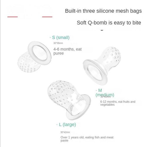 Baby Food Feeder Best Selling Safe Silicone Fresh Vegetable Fruit Feeder Pacifier Baby Food Squeeze Feeder