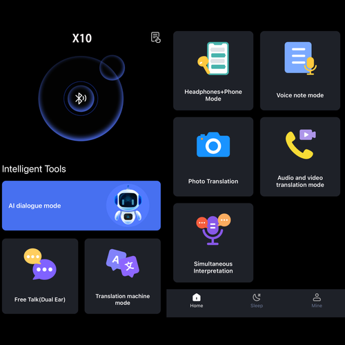 W16 Ai Translator Earbuds Smart Touch Screen Translator Earphone 144 Languages Translator EarbudsTravel Abroad Easy Conversation