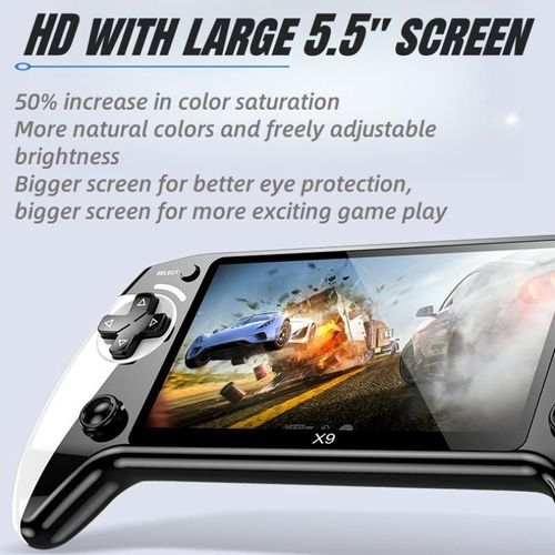 Multifunctional 5.5 Inch X9 Handheld Game Console Portable Retro Video Game Console