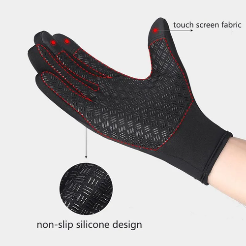 Outdoor Winter Gloves, Touchscreen andWindproof Full-Finger Gloves for Sports, Travel,and Daily Activities