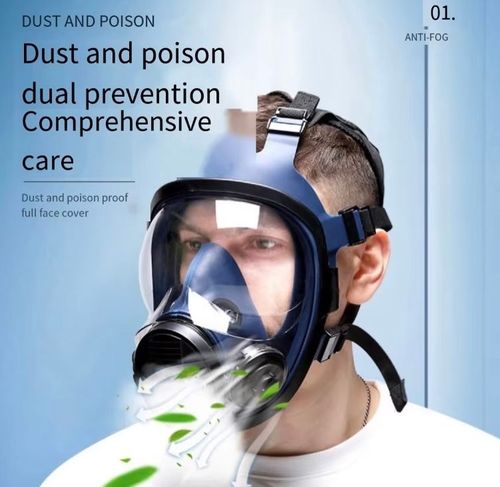Reusable Gas Mask Body Spray Paint Special Chemical Full Face Adjustable Respirator