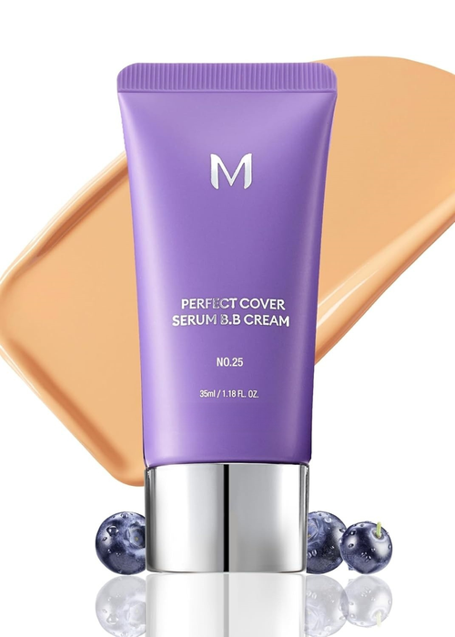 COVER SERUM BB CREAM - Concealing and Moisturizing BB Cream, Long-Lasting Foundation