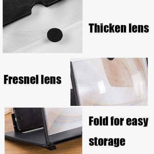 Hot Sale Phone Screen Magnifier New Pull Out High Definition 12 Inch Mobile Screen Magnifier Video Amplifier