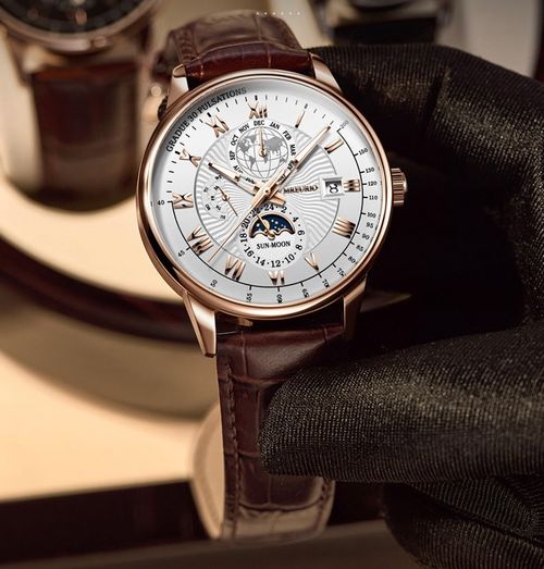 Fashionable and hot-selling starry sky moon men's watch