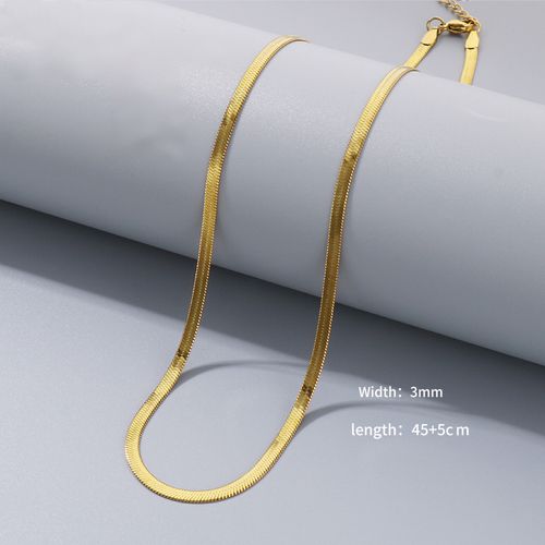 Hot-selling stainless steel blade chain necklace for women