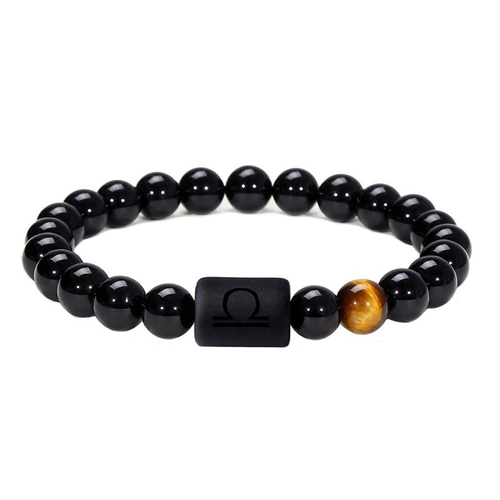 Natural yellow tiger eye stone bead bracelet, elastic bracelet hot sale