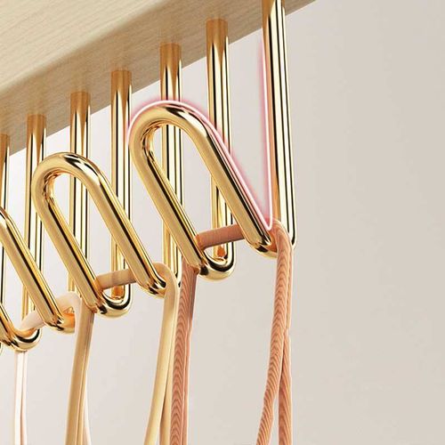 Solid Wood Storage Rack Fantastic Vintage Hook Hanger for Underwear Sling Tie Belt Bag Umbrella Hanging