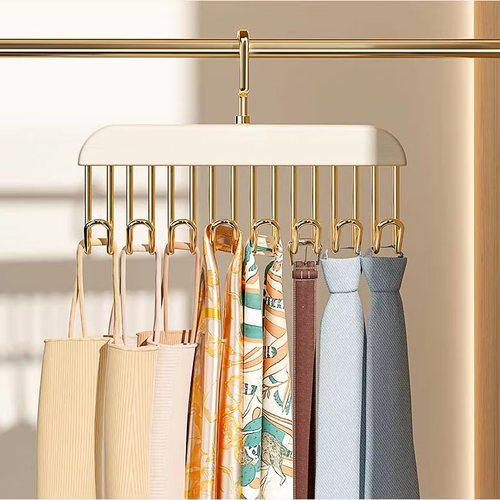 Solid Wood Storage Rack Fantastic Vintage Hook Hanger for Underwear Sling Tie Belt Bag Umbrella Hanging