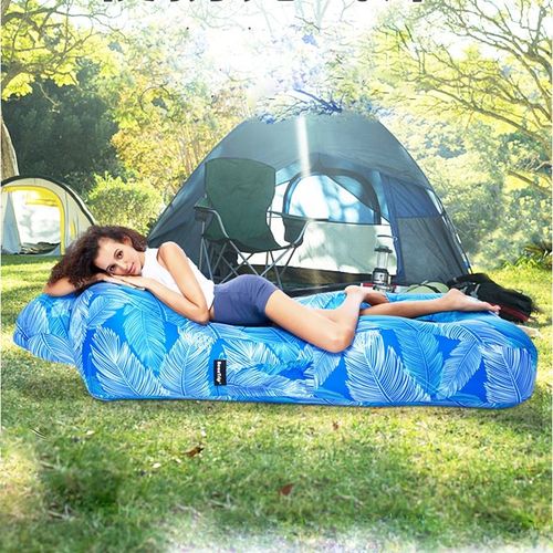 New design waterproof portable inflatable lounge chair for indoor and outdoor use outdoor camping sleeping bag