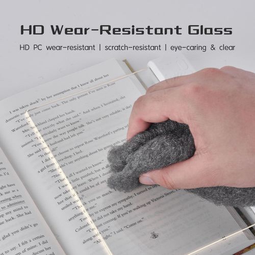 Eye-Care Battery-Powered Rechargeable LED Book Lights for Night Reading Panel Book Reading Lamp