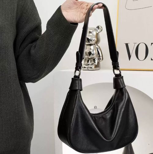 Niche retro armpit bag female 2025 new fashion shoulder soft leather bag