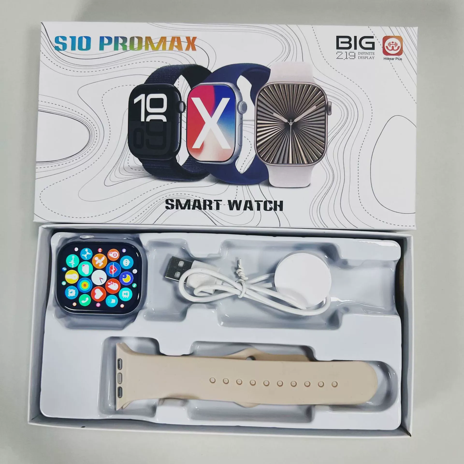 Huaqiangbei S9 Smartwatch Watch10 Bluetooth Calling Heart Rate Blood Pressure Multifunctional S10 Sports Watch