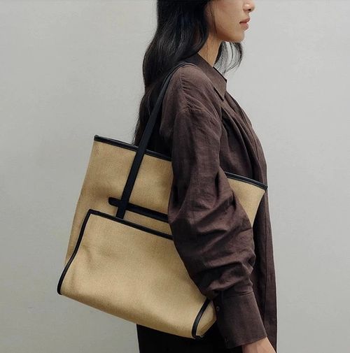 Large capacity tote bag all-match shoulder bag temperament mature women commuter bag canvas bag women's bag