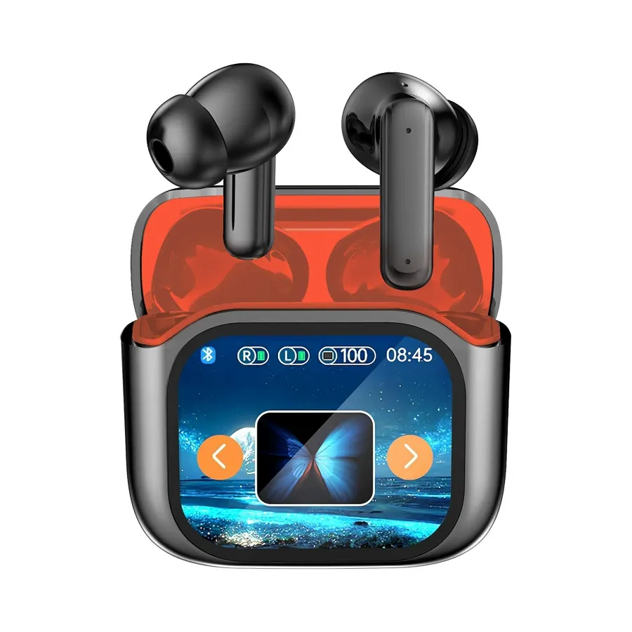 W16 Ai Translator Earbuds Smart Touch Screen Translator Earphone 144 Languages Translator EarbudsTravel Abroad Easy Conversation