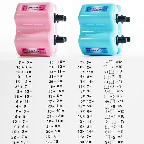 Addition Subtraction Multiplication Division Math Learning Stamps for Preschool Kindergarten Classroom Supplies