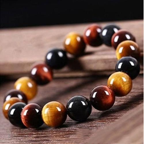 Colorful tiger eye bracelet