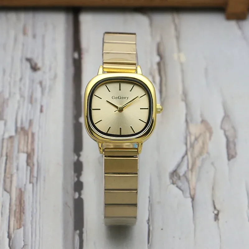 Hot selling simple elegant folding buckle women's quartz watch