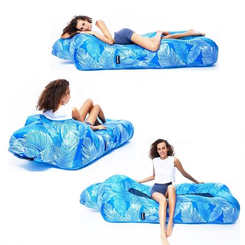 New design waterproof portable inflatable lounge chair for indoor and outdoor use outdoor camping sleeping bag