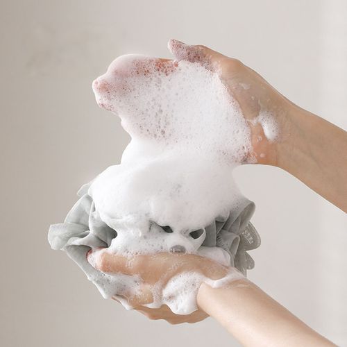 New Soap Bath Ball Multi-purpose Soap Foaming Net Drawstring Bath Shower Spongee Extra
