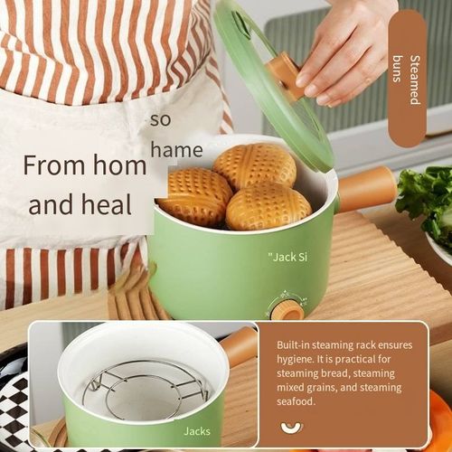 Multi Functional Electric Cooking Pot Small and Portable Dual Stage Insulated Electric Boiling Pot
