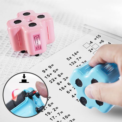 Addition Subtraction Multiplication Division Math Learning Stamps for Preschool Kindergarten Classroom Supplies